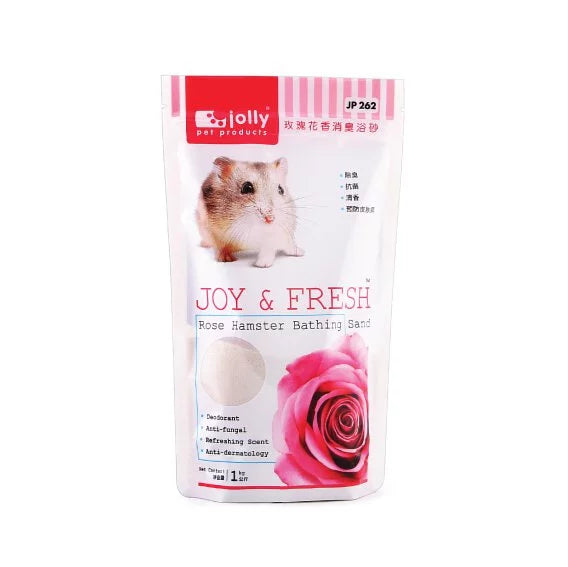 Jolly 玫瑰花香消臭浴砂 LITTLE PET PET