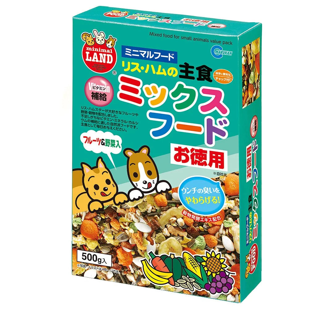 Marukan 倉鼠水果穀物餐 - 500g little pet pet