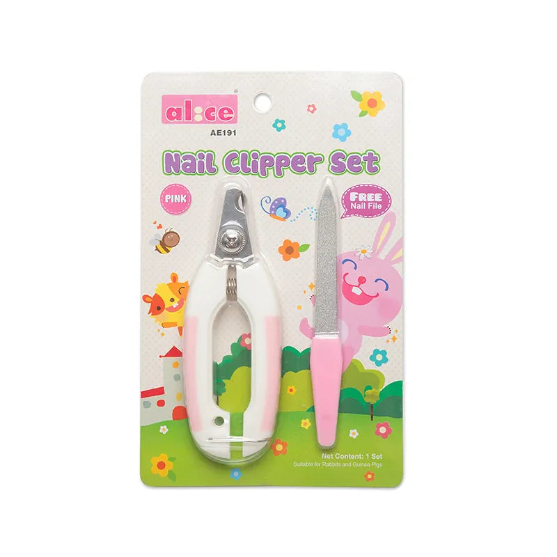 Alice 小寵指甲剪套装 (粉紅色) little pet pet