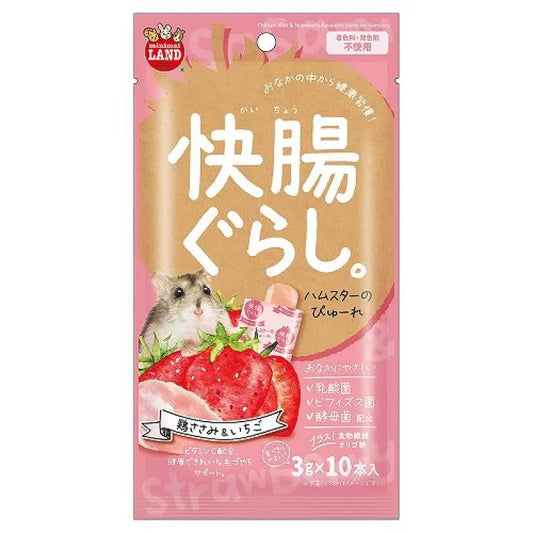 Marukan 快腸倉鼠雞肉草莓營養蓉 - 30g LITTLE PET PET