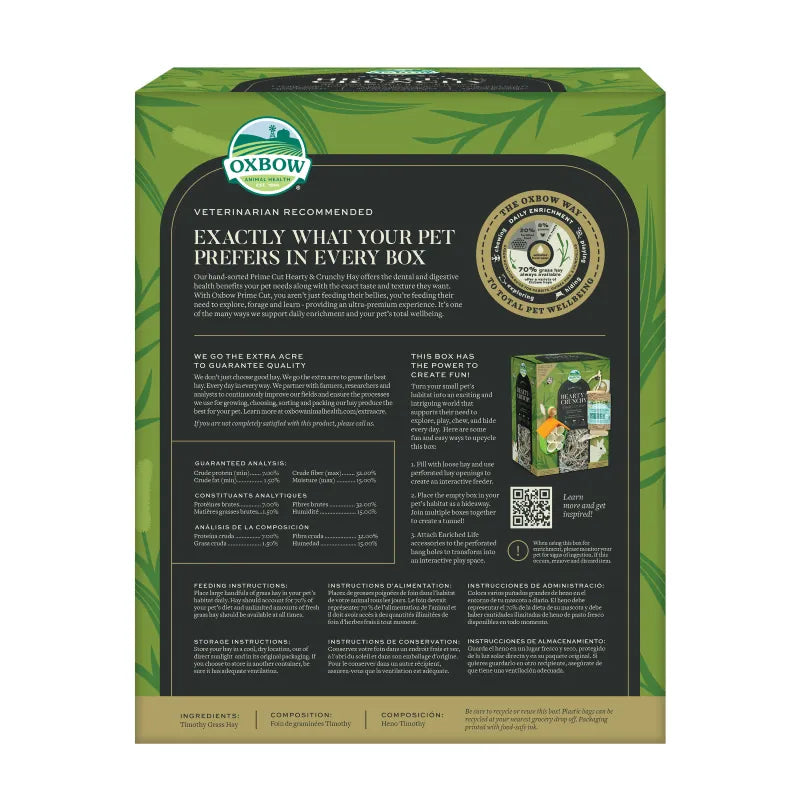 Oxbow 特級脆硬提摩西草 - 40oz Little Pet Pet