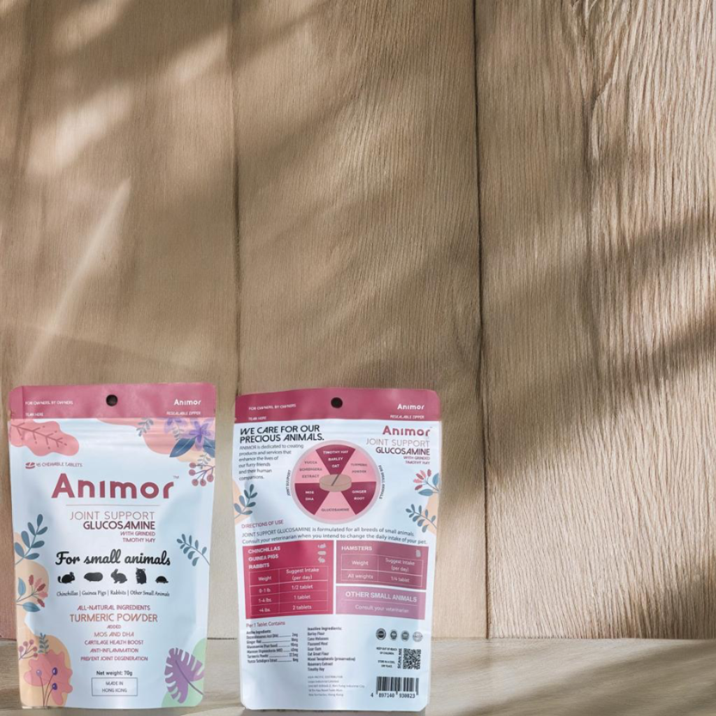 ANIMOR 小動物營養品 - 關節支援 - 葡萄糖胺軟骨素補充片 Little Pet Pet 3