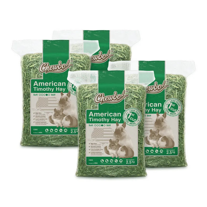 Chewbo(放購物車額外95折)美國提摩西草一割 - 2.5kg 4包 共10kg 1cut 1st cut Little Pet Pet