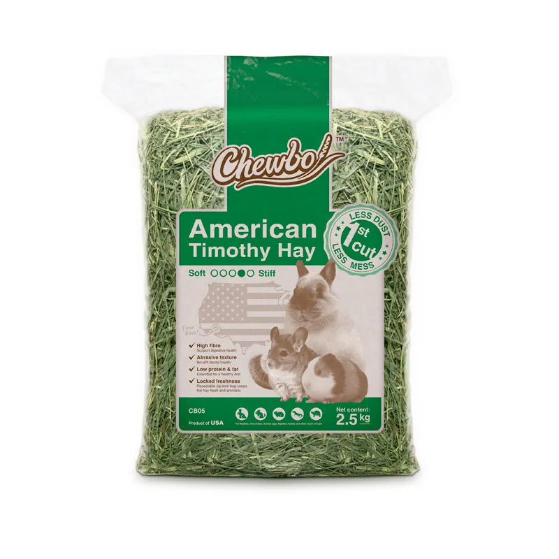 Chewbo(放購物車額外95折)美國提摩西草一割 - 2.5kg 1cut 1st cut Little Pet Pet