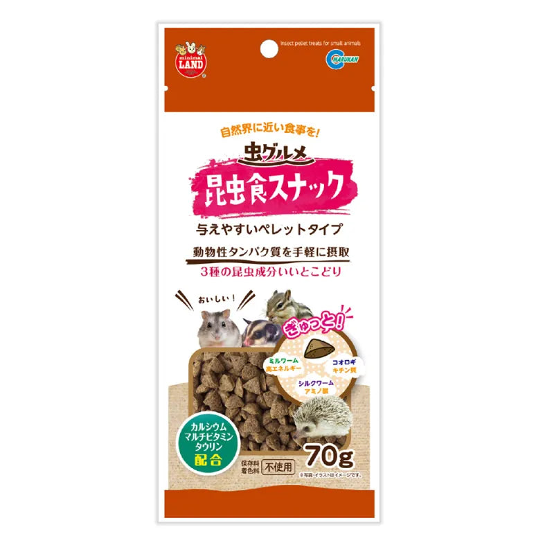 Marukan 小動物混合蟲粉粒 - 70g little pet pet