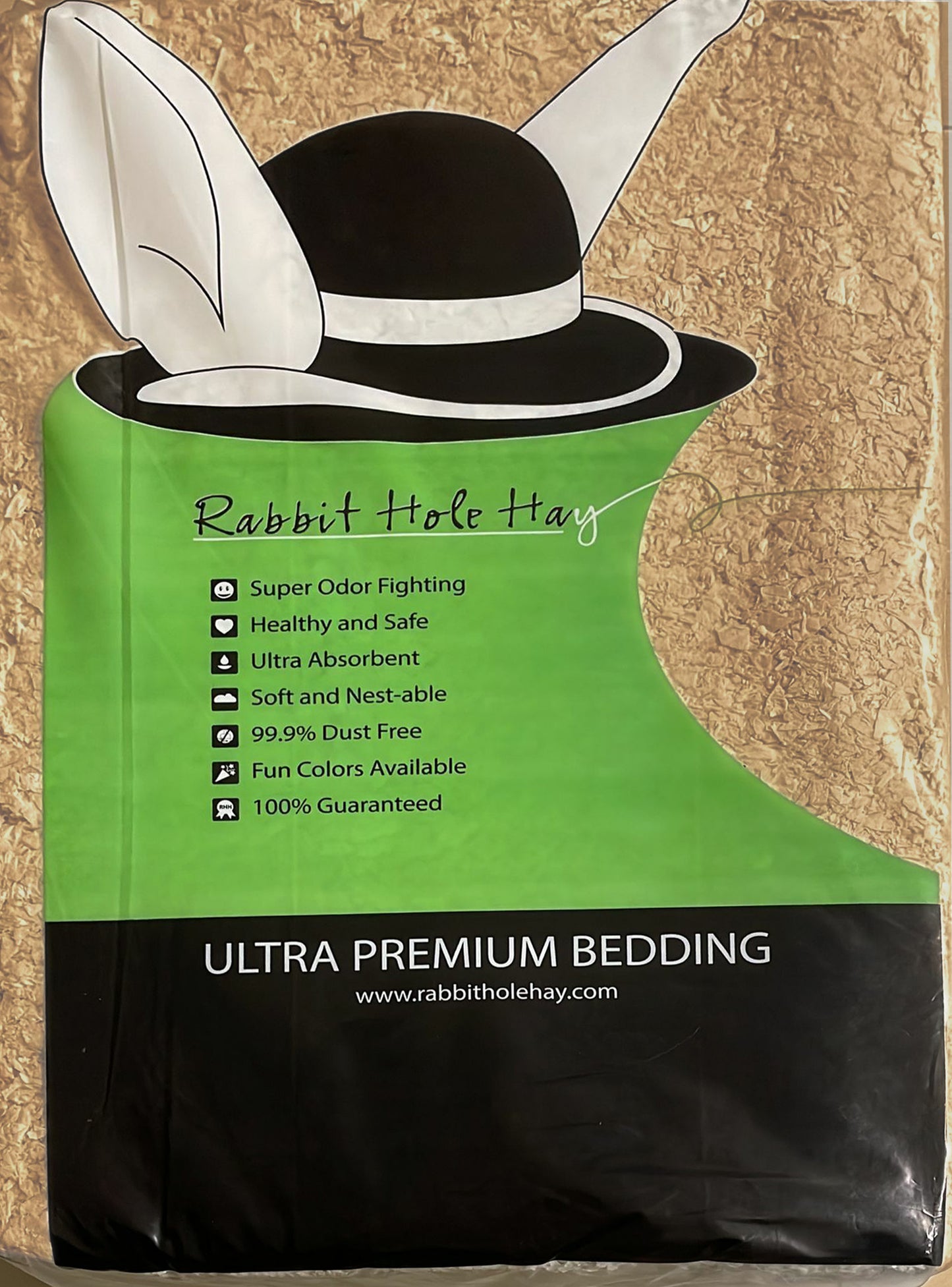 Rabbit Hole Hay (RHH) 強力吸水紙棉 170L(原色)Little Pet Pet