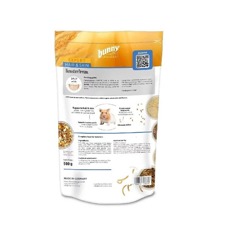 Bunny Nature 專業熊仔鼠美毛糧 - 500g little pet petBunny Nature 專業熊仔鼠美毛糧 - 500g little pet pet