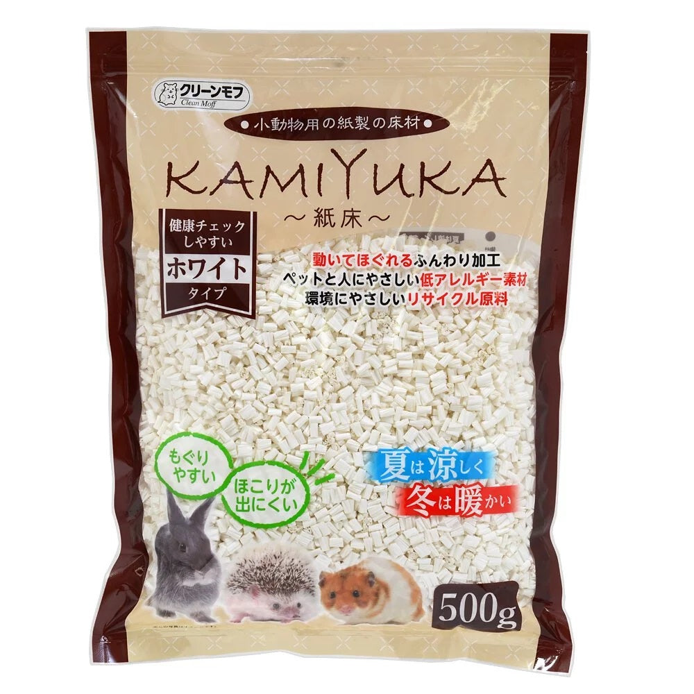 Kamiyuka 無塵清爽吸水紙墊(白色) 500g (日本製造) 紙床 紙粒
