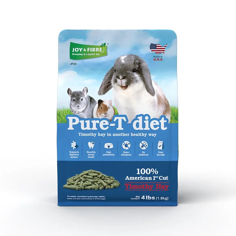 Joy & Fibre Pure-T 提摩西草顆粒 - 4 lbs little pet pet
