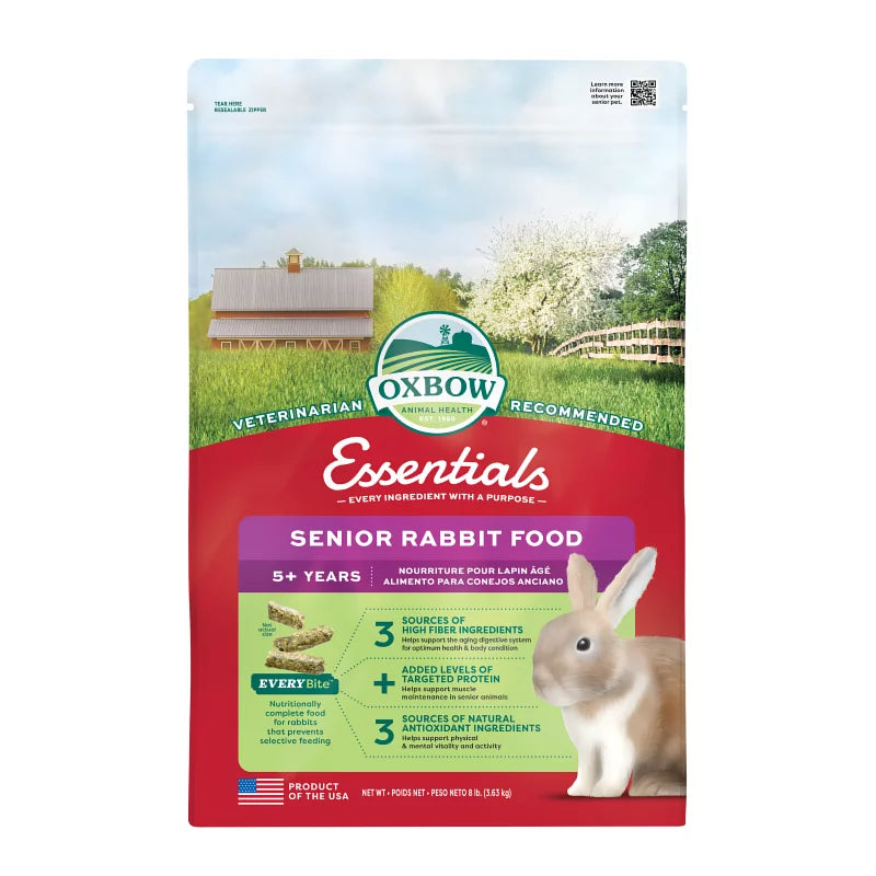 Oxbow Essentials 老年兔子糧 - 8lb