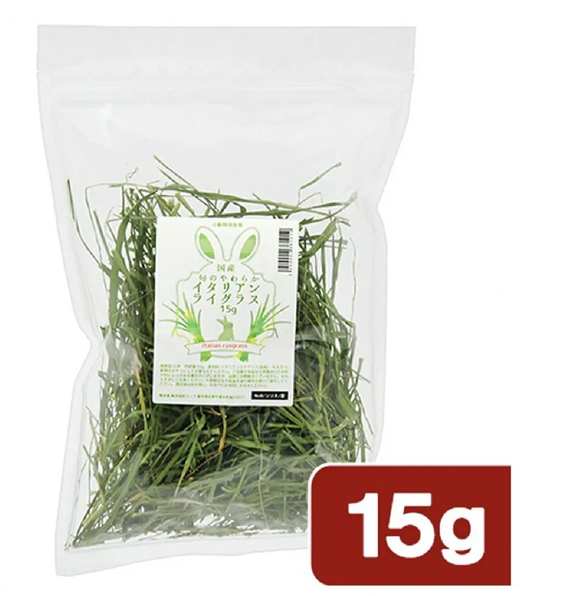 日本Leaf Corp手工採摘義大利黑麥草15g little pet pet