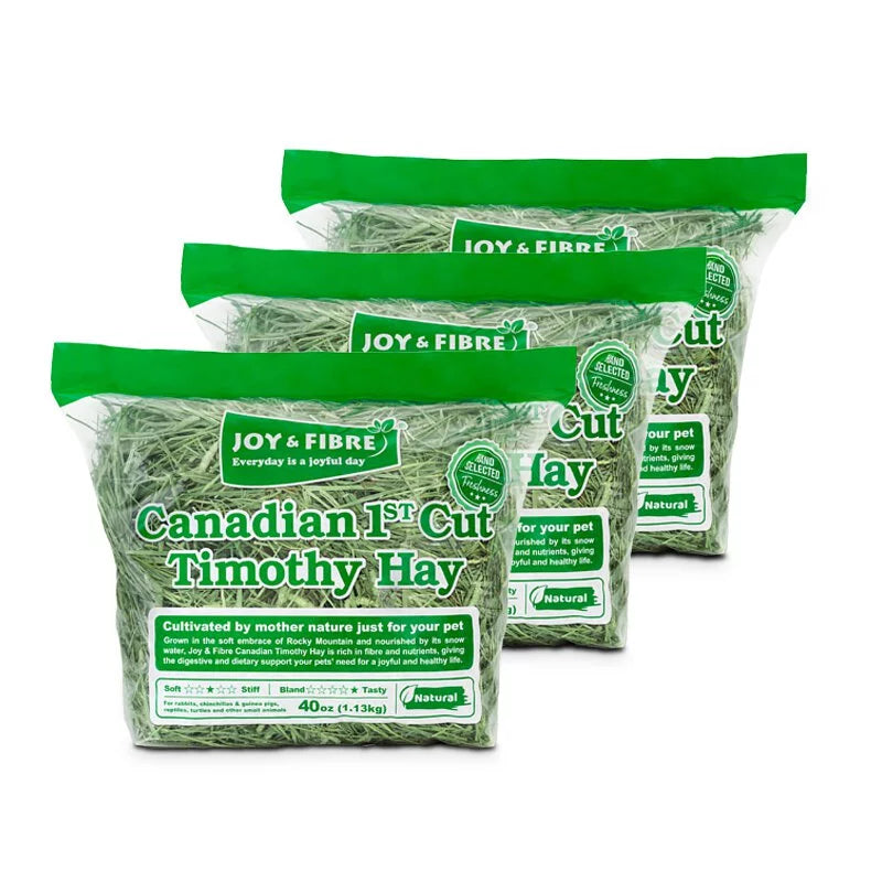 Joy & Fibre 加拿大提摩西草 - 40oz 共3包 1cut 1st cut