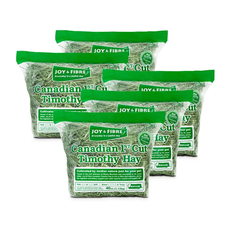 Joy & Fibre 加拿大一割提摩西草 40oz 環保版 共5包 1cut 1st cut