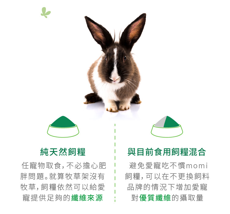 Momi 天然穗牧草淨糧 4lbs Nature T (全年齡兔,天竺鼠和龍貓等食草動物合適)摩米