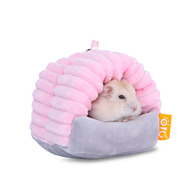 熊仔鼠、倉鼠窩,別墅,過冬保暖棉(粉色)