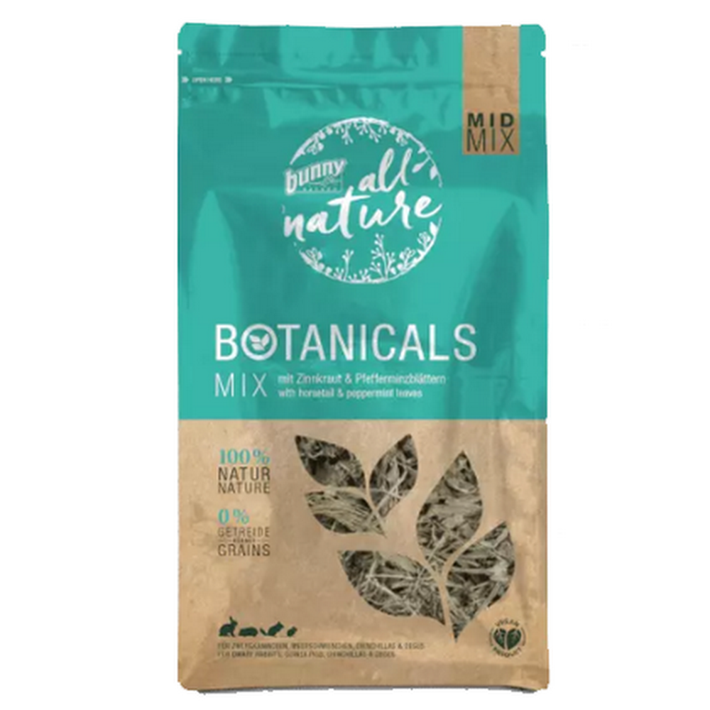 Bunny Nature Little Pet Pet 綜合草本混合 - 馬尾草與薄荷葉 120g