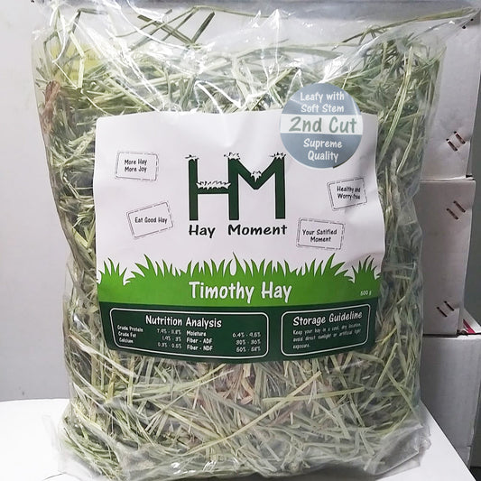 Little Pet Pet Hay Moment 2nd cut Timothy Hay 500g 二割提摩西草 2cut