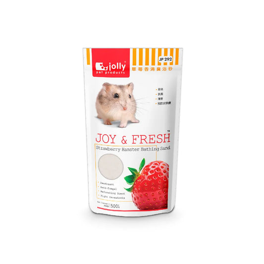 Jolly 草莓香消臭浴砂 - 500g LITTLE PET PET