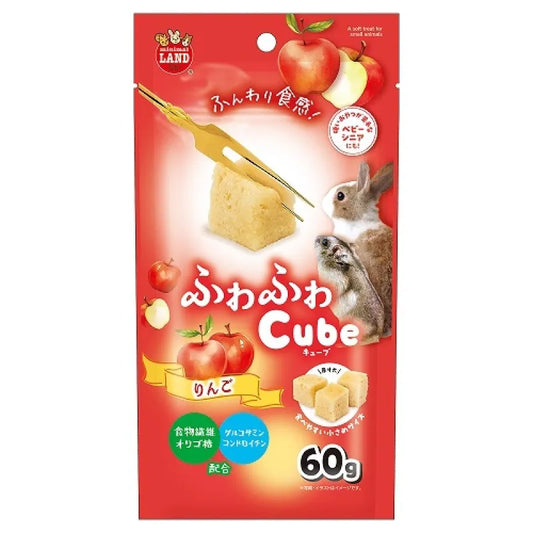 Marukan 鬆軟方塊(蘋果)- 60g