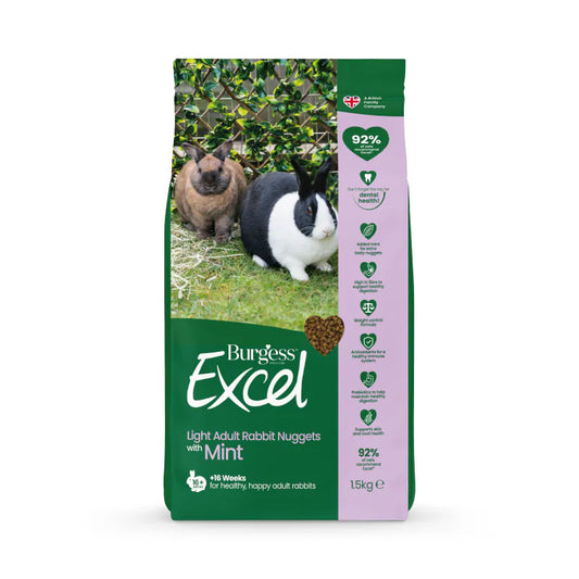 Burgess Excel 健美低脂成兔糧 - 1.5kg