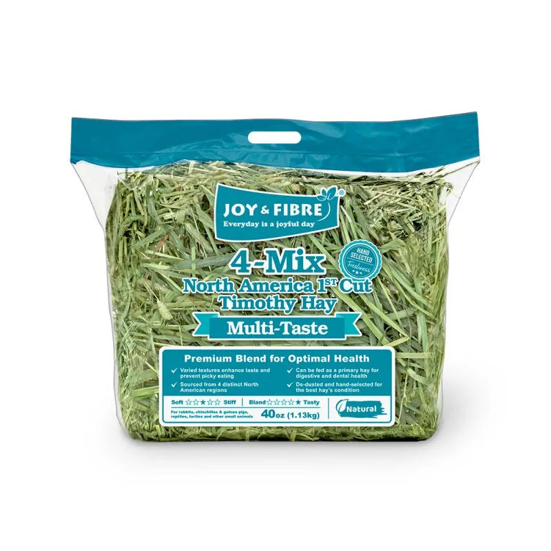 Joy & Fibre 北美一割4合1提摩西草 (環保版) - 40oz 4-Max North America 1st cut timothy hay