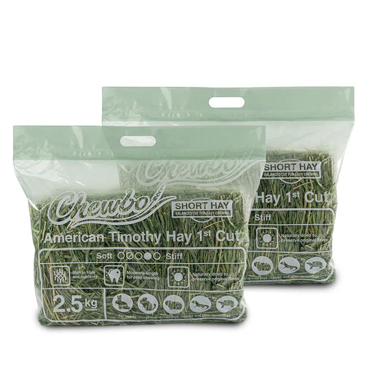 Chewbo 美國提摩西草一割(短切) - 2.5kg x2包 1cut 1st cut Little Pet Pet