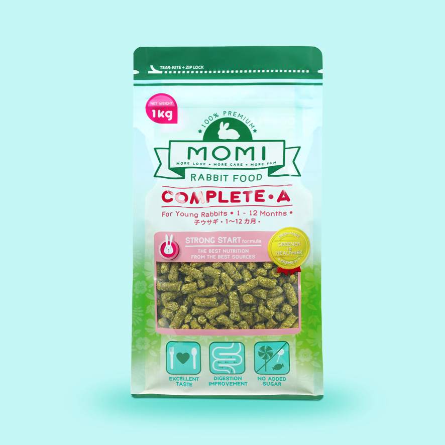 Little Pet Pet Momi 紫花苜蓿草營養全A兔糧 1KG 1-12月齡幼兔糧 Complete A