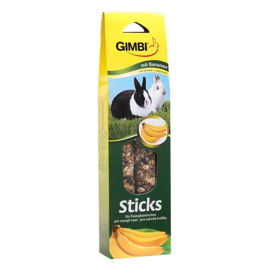 Little Pet Pet Gimbi 兔兔香蕉穀物滋味磨牙棒 2pcs