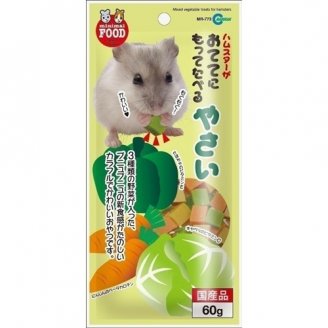 Little Pet Pet Marukan 倉鼠三種口味野菜粒 60g