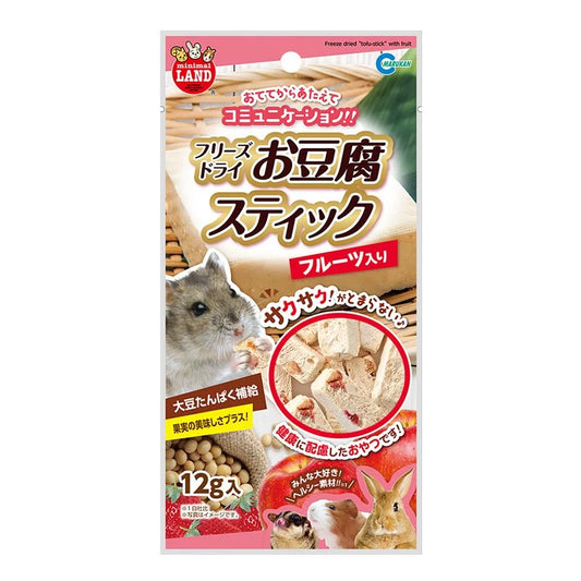 Marukan 士多啤梨蘋果味豆腐磚 21g little pet pet