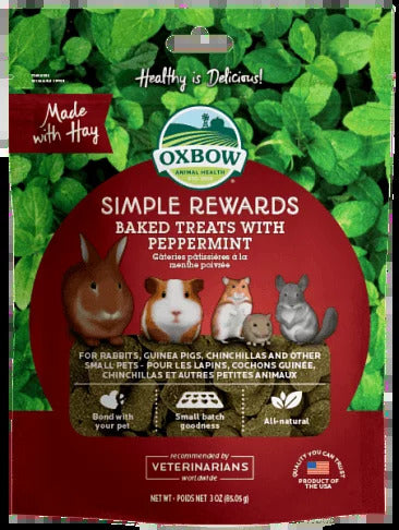 Little Pet Pet Oxbow 薄荷烤焗小食 2oz