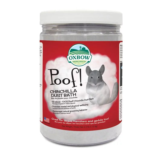 Oxbow Poof! 龍貓浴砂沖涼粉 - 2.5lbs Chinchilla Dust Bath
