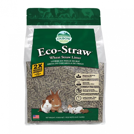 Little Pet Pet Oxbow 強力吸水麥草粒 Eco-Straw Litter 8lb