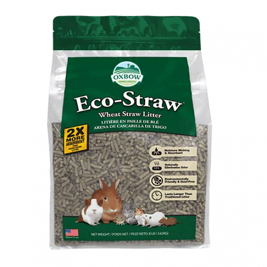Little Pet Pet Oxbow 強力吸水麥草粒 Eco-Straw Litter 8lb