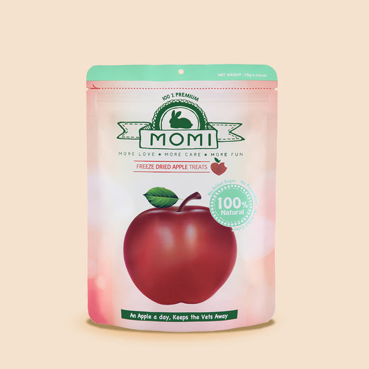 Little Pet Pet Momi兔子蘋果凍乾小食15g Apple Treats 凍乾蘋果脆脆